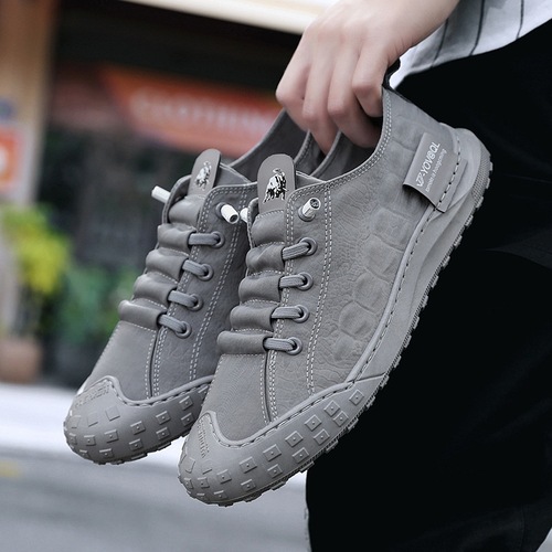 Ice silk men's shoes waterproof and non-slip labor protection work chef shoes autumn breathable old Beijing cloth shoes casual one-step