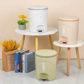 客厅卧室自动创意网可爱大容量收纳脚踏缓降内胆家用垃圾桶批发