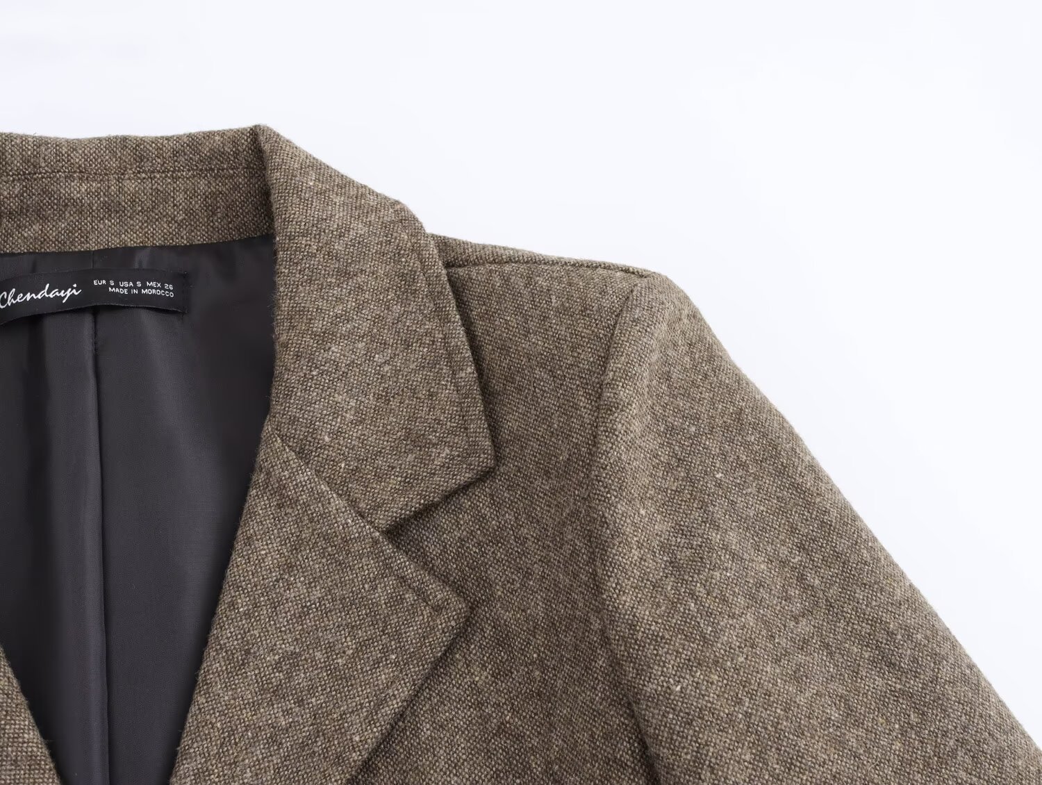 Damenbekleidung 2024 Herbst/Winter neue Mischung Slim Fit Anzugjacke Hosen Set_voghion.com