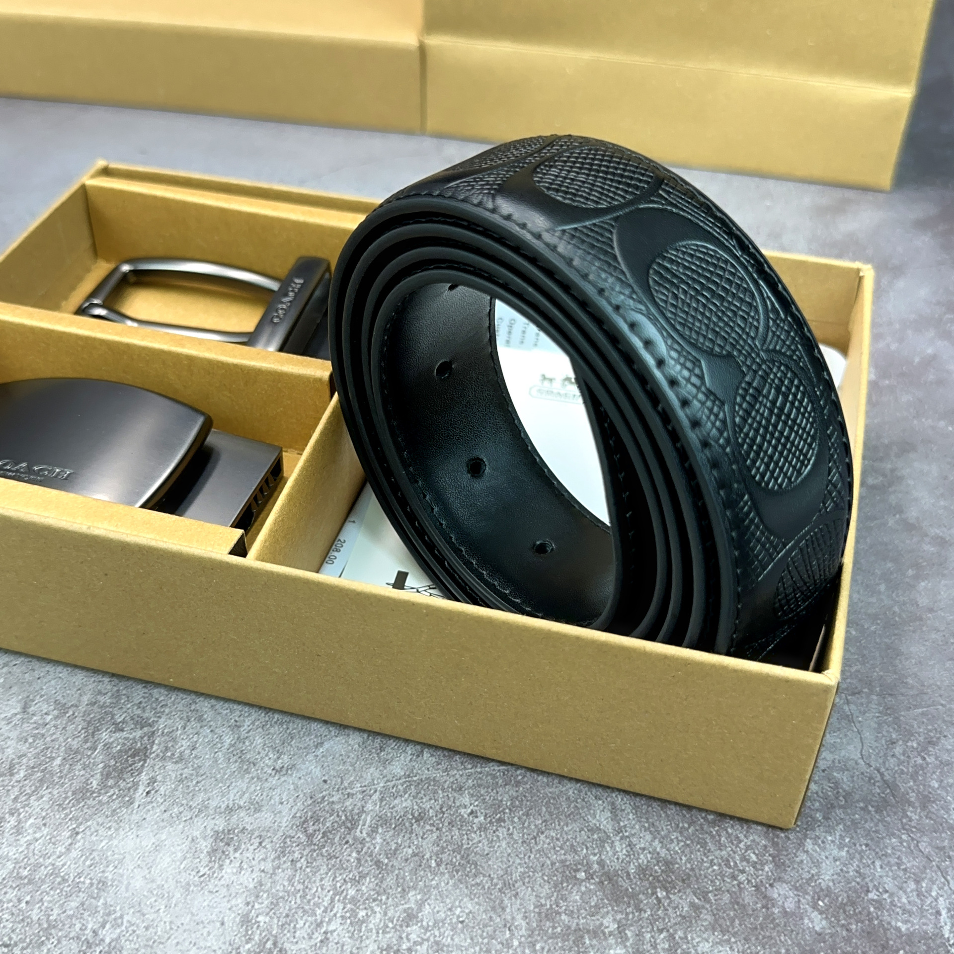 Embossed Pin Buckle Flat Buckle