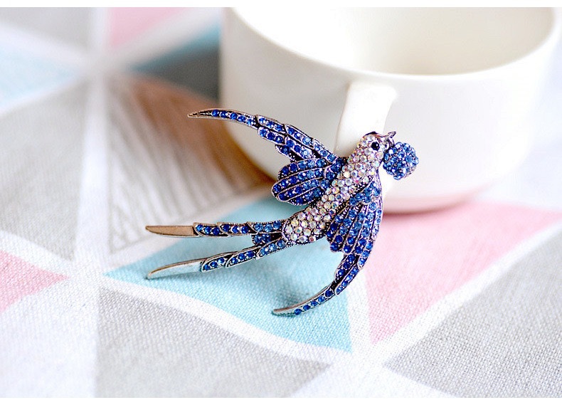 Pastoral Animal Alloy Rhinestone Unisex Brooches 1 Piece display picture 1