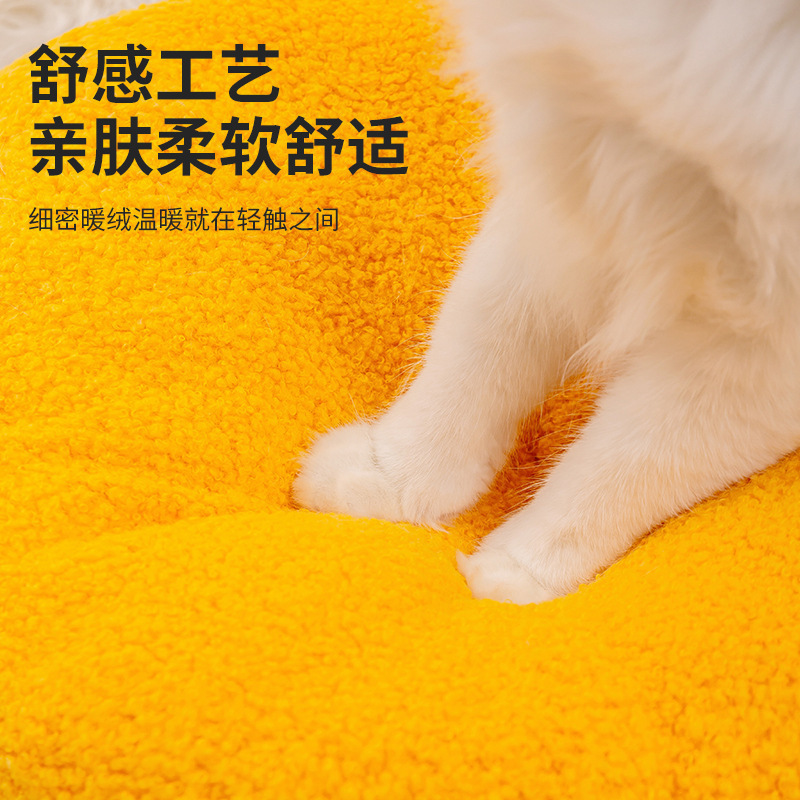 猫窝狗窝冬季保暖封闭式加绒圆形宠物窝亚马逊热销宠物猫窝批发|undefined