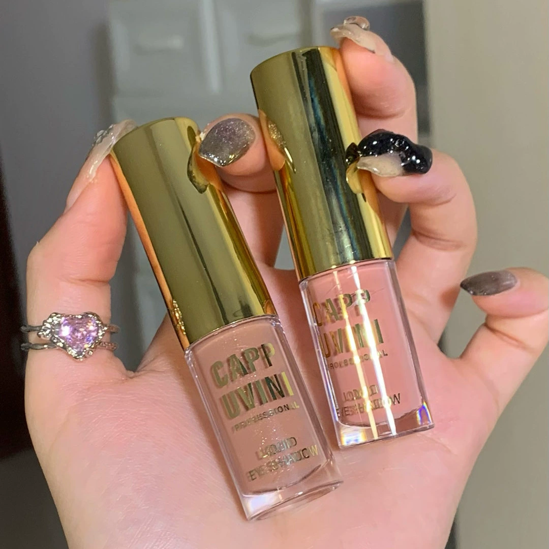Cappuvini термальная туманная жидкая тень для век Ouruofeng, эффект мерцания, деликатный вид, однотонная база CCP72