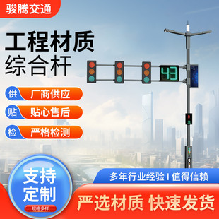 SOURCE Factory integrated pole street lamp indicator monitor pole intelligent integrated multi-function multi-pole in one