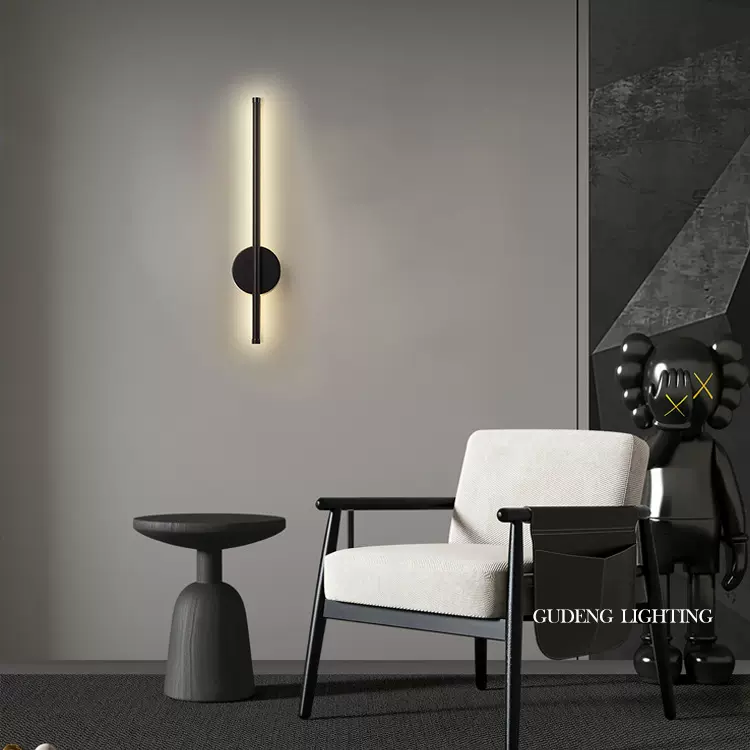 跨境长条旋转磁吸免布线可充电红外遥控无线USB卧室走廊床头壁灯