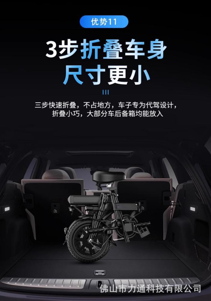 Folding Electric Vehicle Lightweight Portable E-Bike