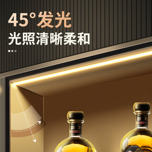 ♔ Led Recessed Cabinet Light Wardrobe Light with Wine Cabinet Light Strip Cabinet Cabinet 45 Degree Oblique Light Trough Shoe Cabinet