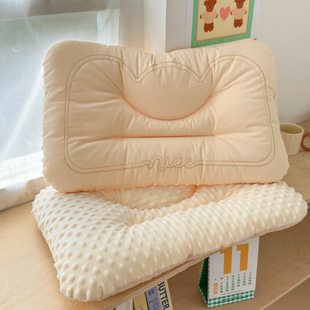 Class A Baby Cotton Pea Pillow 100s Sanding Children's Pillow Core Autumn and Winter Neck Protection Student Pillow Maternal and Infant Household