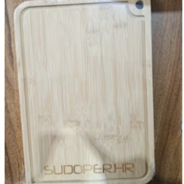 Tablero de descongelación transfronterizo tablero de corte de madera cuadrado tablero de corte de fruta de viaje camping tabla de corte pequeña portátil tabla de corte de Bambú