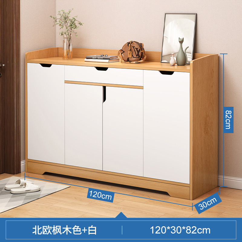 下駄箱家庭用入口大容量玄関キャビネット簡易室内収納キャビネット経済型小戸型靴棚