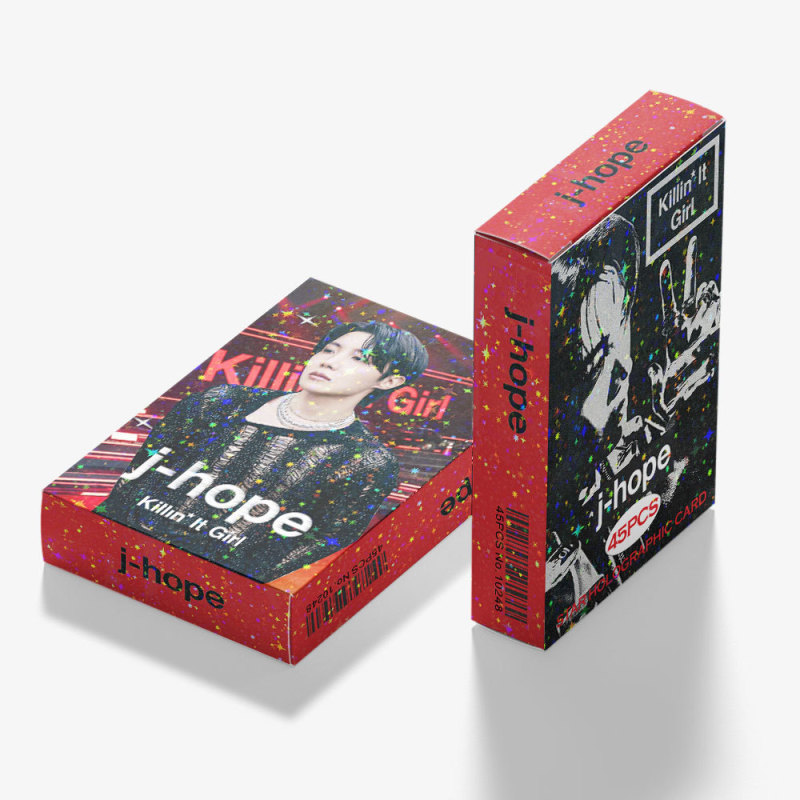 现货45张满天星小卡JHOPE周边闪卡郑号锡照片卡明星应援卡自印卡|undefined