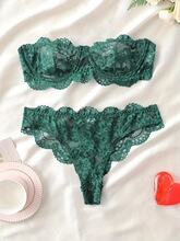 N 37183 Lace Transparent Underwear Set ��˿������װ ����