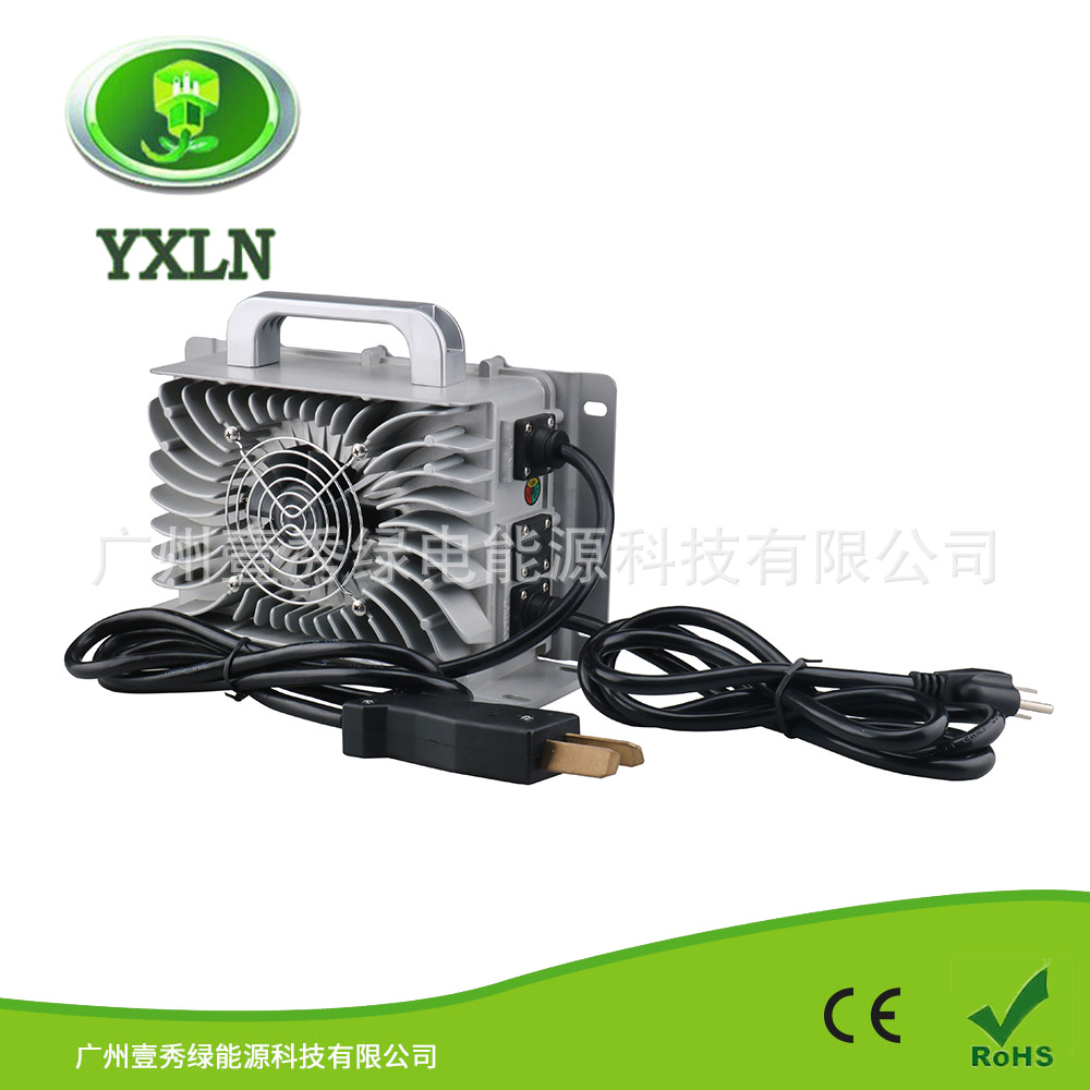 IP67防水36V25A小八角SB50A安德森36V高尔夫球车铅酸锂电充电器