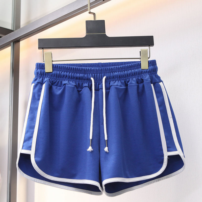 女性用スポーツショーツ、夏用ゆったり大きいサイズ、太ったMMアウターウェア、ハイウエストランニングワイドレッグパンツ、学生カジュアルホームパジャマ、女性用|undefined