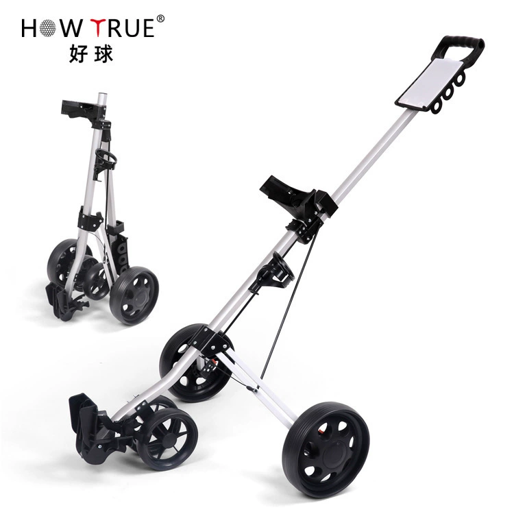 Тележка для гольфа простая двухколесная тележка для гольфа поставляет трехколесную тележку