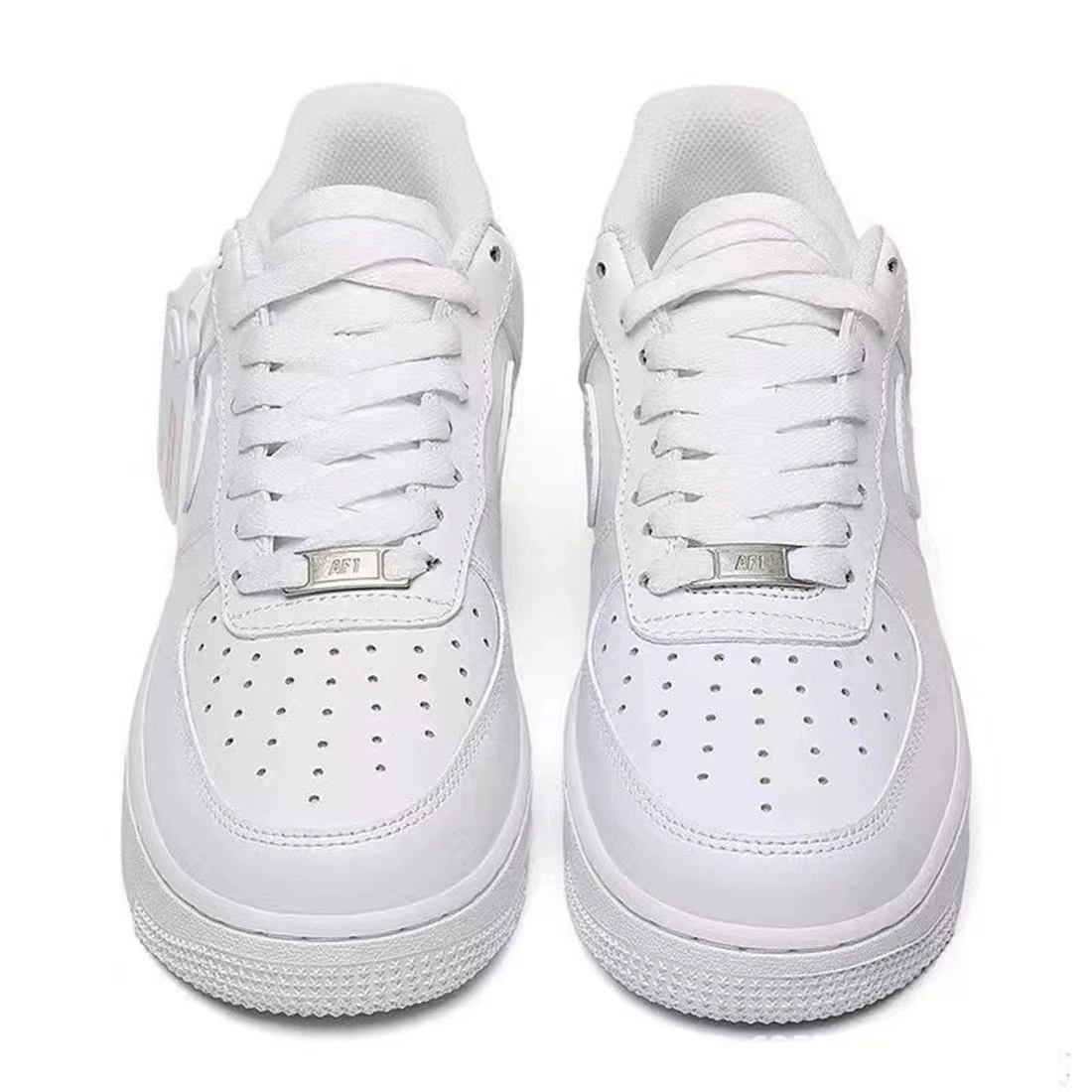 Кроссовки Nike Air Force 1, классика унисекс спортивная обувь, полностью белые и полностью чёрные, размеры 36–46