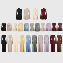 【连衣裙系列合集】 长袖连衣裙针织裙显瘦万能内搭打底包臀裙A裙