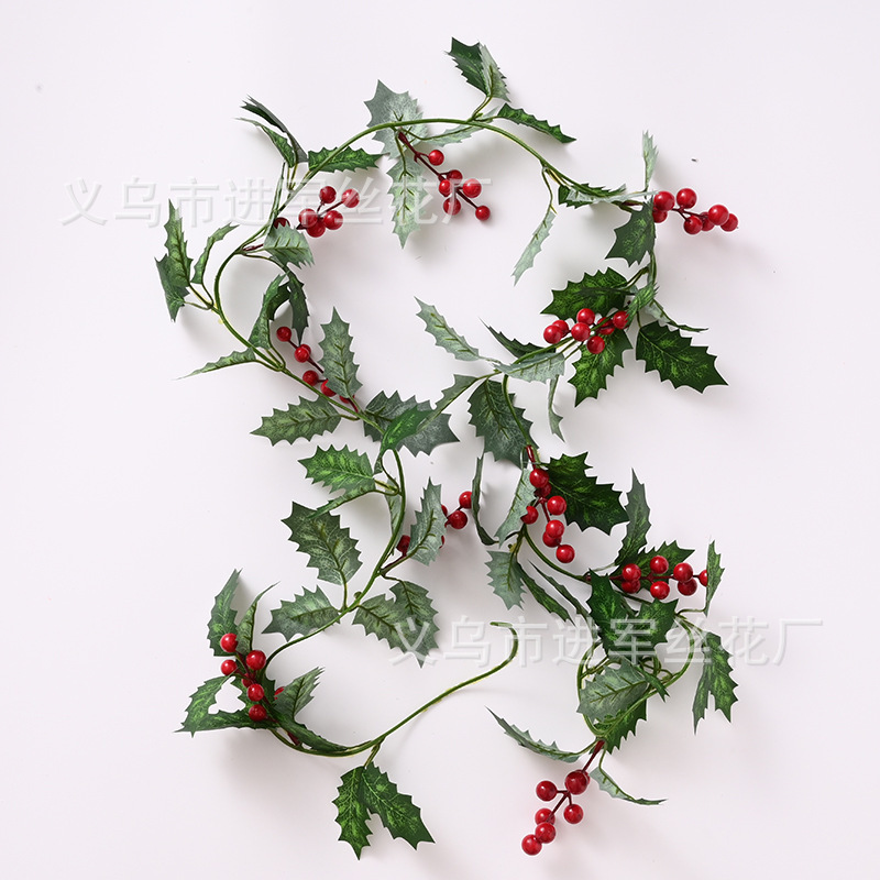 Cross -border cargo source Simulation Christmas vine strip European…