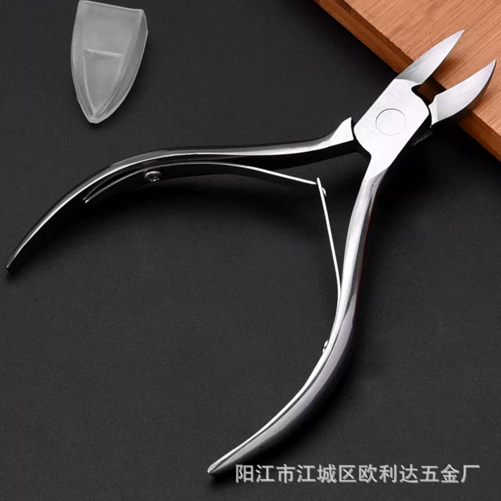 指甲剪甲沟专用指甲刀鹰嘴指甲钳斜口剪刀修脚神器单个装剪指甲炎