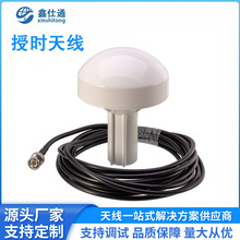 北斗GPS授时天线蘑菇头45db大增益带防雷 rg58线5米L1+B1船用天线