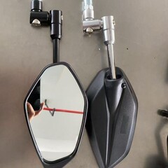 工場直販卸売オートバイクールカー改造回転炎シリーズバックミラーリバースミラーリフレクターバイク