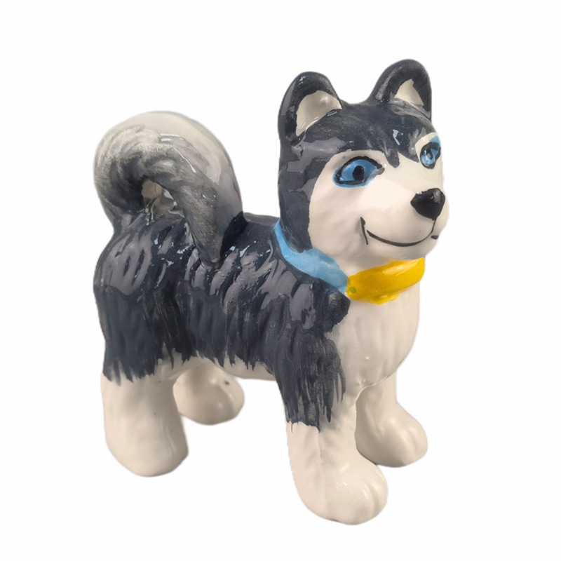 Botella de pimienta de cerámica Corgi, botella de sal de cerámica, botella de sal de pimienta con botella de pimienta con botella de condimento de cachorro de animales de dibujos animados