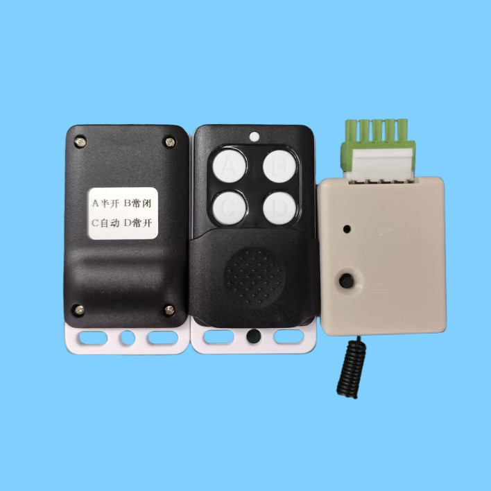 玻璃门扩展模组433M315M5孔6孔感应门接收模块报警器防盗