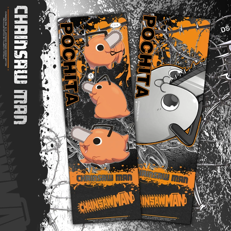 Лазерный закладка для книг Chainsaw people новый билет Mattima Electric Podapawa независимая упаковка двусторонний рисунок лазерная закладка
