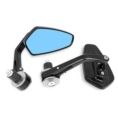 Handlebar Reflector, Sports Car – Motorcycle rearview mirror - silver
