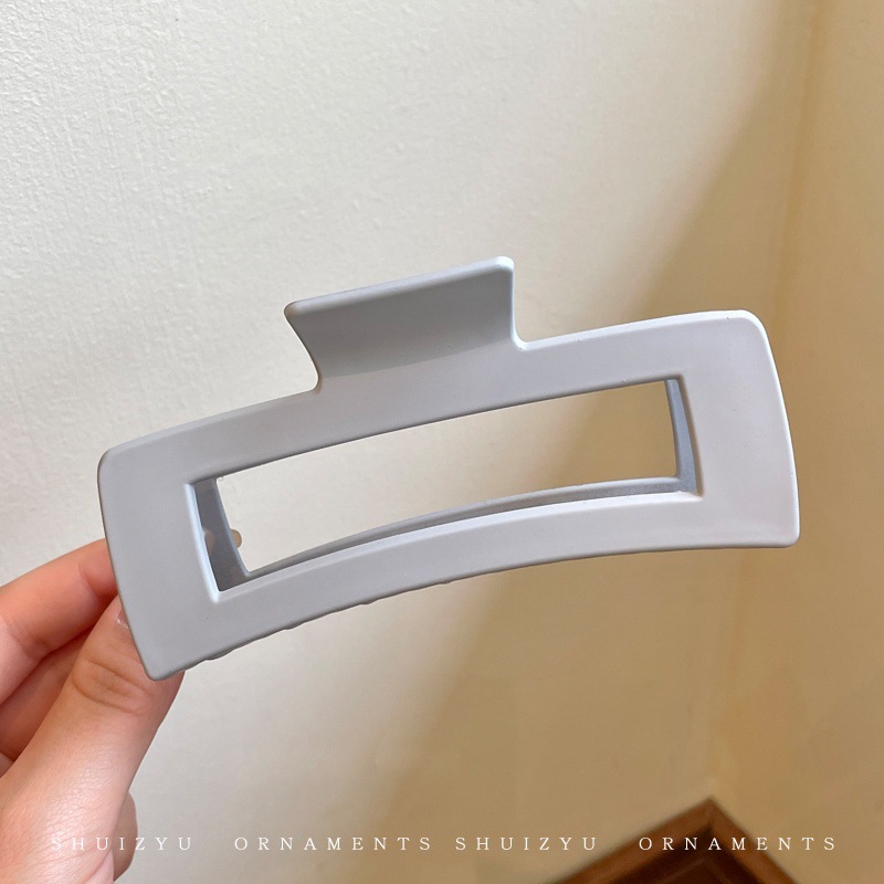 Clip de agarre, gran cantidad de cabello, horquilla esmerilada, horquilla simple, horquilla de tiburón, nuevo y exquisito tocado de alta gama, horquilla femenina