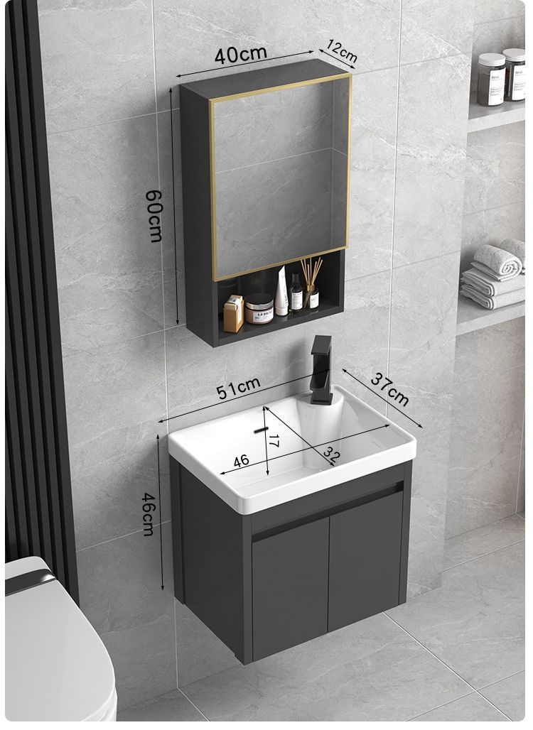 Bathroom cabinet, small-sized bathroom washbasin, washbasin combination, ceramic integrated washbasin, balcony, space, simple and new undefined