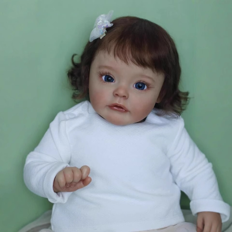 60cm renacer niño suesue simulación niña renacida muñeca transfronteriza e-commerce suministro