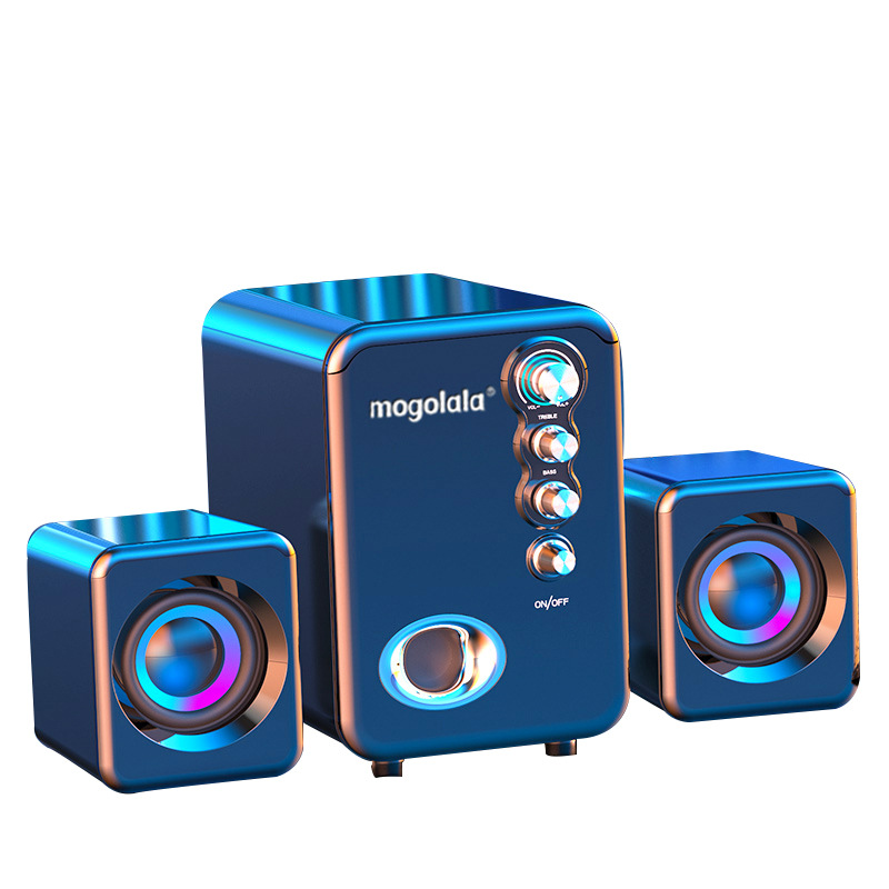 Altavoz de la computadora de escritorio del hogar Notebook Escritorio de oficina Bluetooth audio de gran volumen plug-in pequeño subwoofer de audio