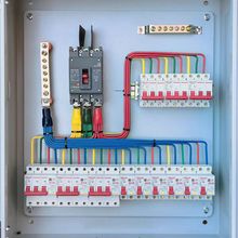 低壓成套配電箱三相四線雙電源控制櫃強電布線工地一二三級配電箱