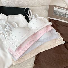 星星雨日系甜美少女薄款文胸内衣小胸聚拢高中生无钢圈可爱