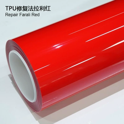 Anti-Stain Paint Protection Film Self-Healing — Auto Color Change Film - tpu-repair-ferrari-red-1524m15m