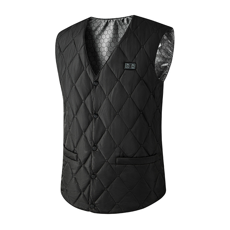 [Factory Direct Sales with Quantity and Price] Cross-Border Large Size Suit Jacket Smart Heating Vest Men's 16-Zone Heating