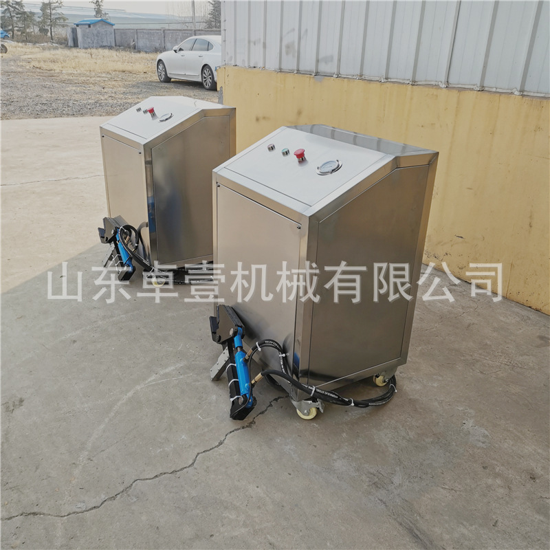 手持去蹄壳机 不锈钢液压羊蹄去壳机 猪屠宰猪脚去甲机流水线厂家