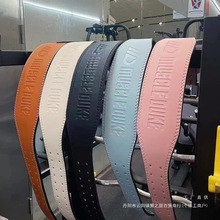 腰带健身力量举硬拉深蹲负重训练皮带女男专业牛皮护腰