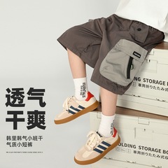子供服男の子工装半ズボン夏の薄い男の子の中ズボン夏服子供五分ズボンの中の大きい子供のズボンの夏