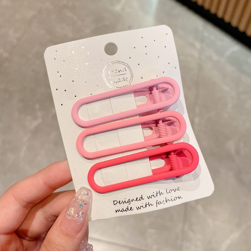 Horquilla de dopamina clip lateral femenino flequillo de sentido avanzado clip pequeño roto horquilla de moda clip lateral lindo clip bb clip tocado