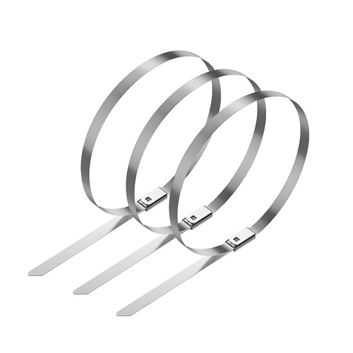 304 Stainless Steel Strap Manufacturer Wholesale 4.6*300 High Temperature Resistant Wire Binding Tape Corrosion Resistant Strong Metal Strap 