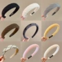 秋季绝美咖色复古头箍