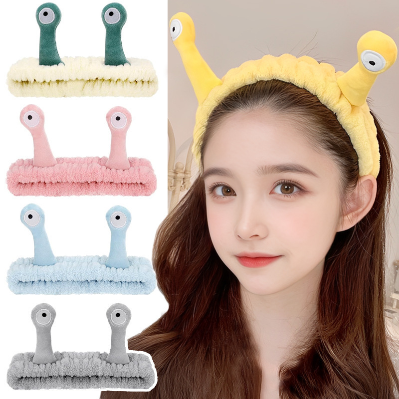 漫画クロスボーダー面白いカタツムリ洗顔ヘッドバンド韓国クリエイティブかわいいぬいぐるみ卸売かわいい|undefined