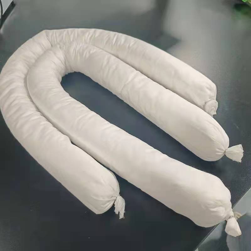 工业吸油吸液棉条_15倍高倍率吸附_机器底座围挡化工用品泄露专用