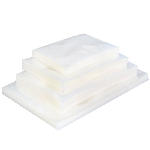 Plastic food packaging seal bags, dotted grid vacuum bags, 19-micron composite transparent textured vacuum bags—wholesale