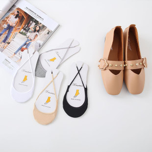 Half palm socks women spring workplace half socks invisible socks ladies high heels silicone non-slip socks wholesale
