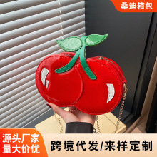 个性樱桃造型小包包2026新款小清新文艺少女可爱单肩斜挎水果包潮