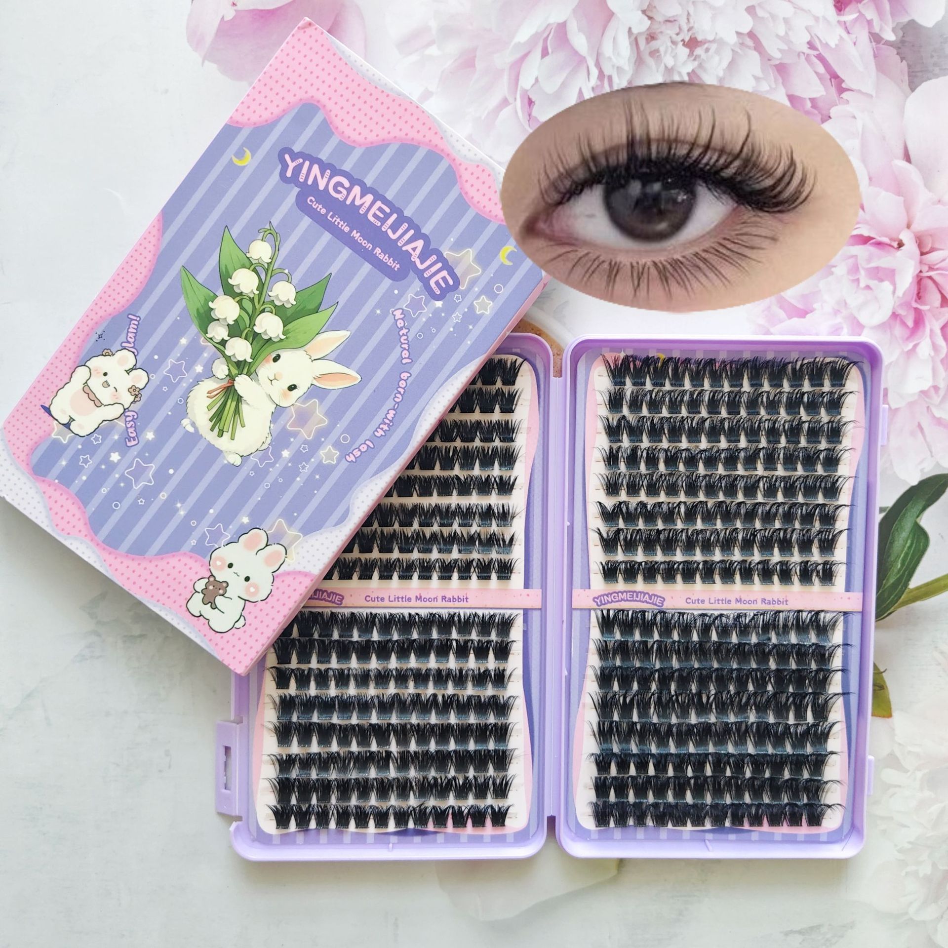 32 row of dense DlY lashes YF079