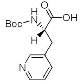 BOC-L-3-(3-吡啶基)-丙氨酸  Cas号: 117142-26-4